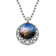 thumbnail image 1 of Lake Mountain ciencia naturaleza paisaje Collares Colgante Retro Moon Stars Jewelry Unbranded M, 1 of 3