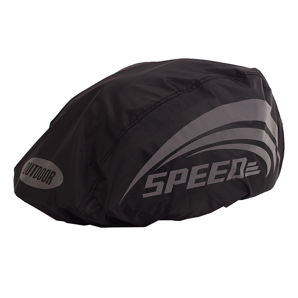 Housse De Pluie Réfléchissante Pour Casque Vélo – 210T Polyester, Imperméable, Taille Unique 80cm, Visible Nuit