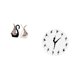thumbnail image 5 of estatua de cisne,Figuras de cisne,estatuas,decoración del hogar,fiesta de bodas,Reloj de pared,Reloj de pared con bailarina,reloj decorativo colgante.,Relojes de pared silenciosos Reloj, 5 of 8