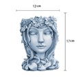 thumbnail image 2 of Maceta suculenta con diseño de cabeza de diosa, maceta con cara de dama, adecuada para oficina/hogar Ofspeizc CPB-US-DYP235-2, 2 of 5