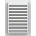 thumbnail image 4 of Ekena Millwork 28"W x 20"H Rectangle Gable Vent (33"W x 25"H Frame Size) Functional, PVC Gable Vent with 1" x 4" Flat Trim Frame, 4 of 14