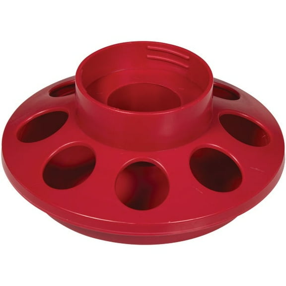 Millside Industries Poultry Feeder Base 50095 - 1 Qt Capacity, Plastic - Multicolor