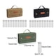 thumbnail image 4 of Eigraketly Bolsa de especias de lona para barbacoa, Kit de herramientas para condimentar de 9 piezas para acampar, barbacoa, especias portátiles Kits de desorden para acampar Ejercito verde, 4 of 6