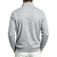 thumbnail image 5 of Fanshiluo Men's Stand Collar Full-Zip Long Sleeve Track Jacket, Contrast Side Stripes Athletic Jacket with Pockets for Men,XXL,Big and Tall Men, 5 of 6