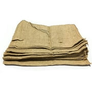 Aayu Burlap 15 Sand Bags | Used for Flood Control, Water Carving Barrier, Gardening and Sack Races | 26 X 14 (15 Packs)