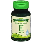 Nature's Truth Vitamin E Capsules 200 IU | 100 Softgels | Non-GMO & Gluten Free