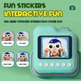 thumbnail image 2 of Cámara de Impresión Instantánea para Niños, Regalo para Niños y Niñas, Cámara de Vídeo Digital para Niños, Cámara de Impresión Térmica Fotográfica Azul, 2 of 8