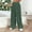 Green, variant on IDALL Linen Pants Women Petite Pants Women Pure Color Fashionable Casual Imitation Linen Pocket Strap Pants Lounge Pants Women Summer Pants Army Green L