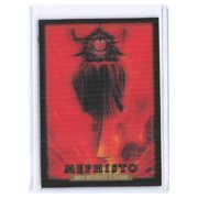 Collectible 2024 Upper Deck Marvel Masterpieces 92 Platinum Lenticular Mephisto #54 Trading Card