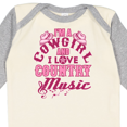thumbnail image 4 of Inktastic I Love Country Music Cowgirl Girls Long Sleeve Baby Bodysuit, 4 of 5