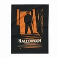 thumbnail image 2 of Vintage Halloween Movie Fleece Blanket | Horror Movie Throw | Retro Michael Myers Plush Blanket | Horror Home Decor | Scary Movie Night, 2 of 5