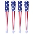 thumbnail image 1 of Miangastore 4pcs Inflates Baseball Bats American Flag Inflatable Bats 4th of July Party Favors, 1 of 7