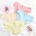 thumbnail image 2 of TrowBridge-bragas de encaje a rayas para mujer, calzoncillos de algodón con cintura hueca, ropa interior transpirable, lencería, gran oferta, 2 of 4