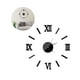 thumbnail image 4 of Reloj Sin Marco Estilo Europeo Del Norte Números Romanos Acrílico Reloj De Pared Pegatina Montado En La Pared Reloj De Moda Decoración Para El Hogar Noticed HA017085-00, 4 of 5