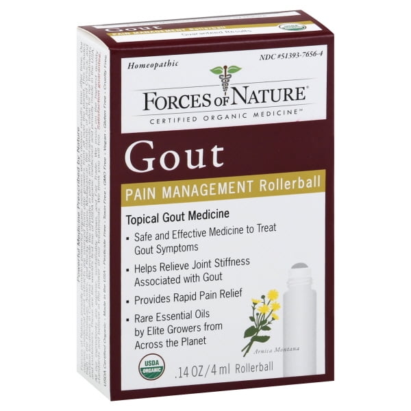 Forces Of Nature Medicine Gout Pain Management, Rollerball