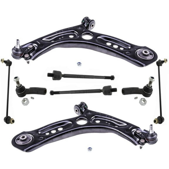 Front Lower Control Arms Tie Rods & Links For Volkswagen Jetta 1.4L 2019-2022