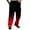 Red, variant on KAOOCXU Simple Trousers For Men Solid Color Casual Suit Pants Button Down Sweatpants With Pockets Suitable For Various Occasions