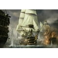 thumbnail image 1 of Sea Battle - Canvas OR Print Wall Art, 1 of 1