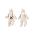 thumbnail image 2 of RUINIXCW Baby Christmas Outfit Letter Truck Embroidery Long Sleeve Romper and Hat, 2 of 8