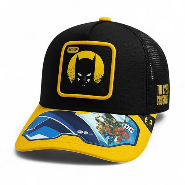 Gorra DC Comics Batman bicolor edición especial ajustable para hombres