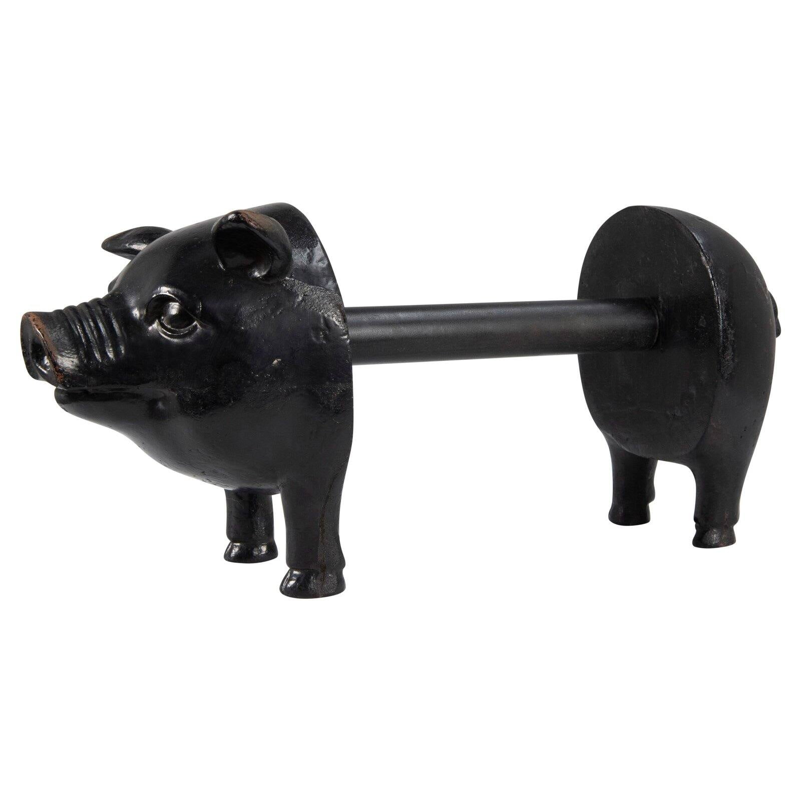 Creative Co-Op Pig Paper Towel Holder
