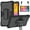 Black, variant on Case for Samsung Galaxy Tab A 10.1 2019 Model SM-T510/T515, Kids Friendly Heavy Duty Rugged Shockproof Adjustable Kickstand Full Protective Tablet Cover with Hand/Shoulder Strap, Black
