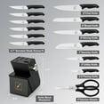 Knife Set, 14Piece Kitchen Knife Set, Japanese High Carbon Stainless