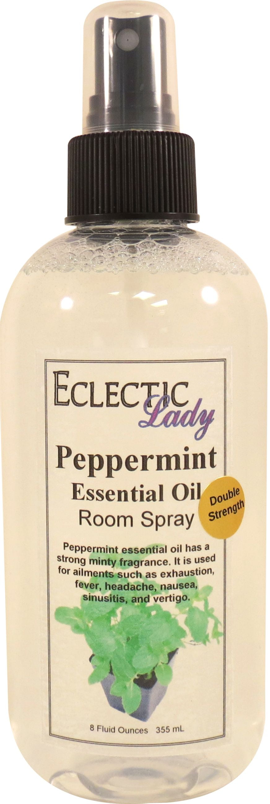 Peppermint Essential Oil Room Spray (Double Strength), 8 ounces