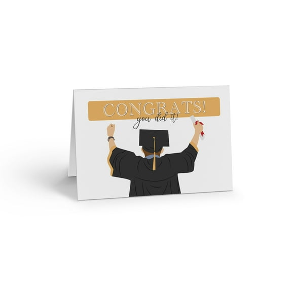 Stonehouse Collection | Boys Graduation Card | Congrats, You Did It! Graduation