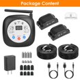 thumbnail image 2 of JUNWELL 328FT Electric Wireless Dog Fence System GPS Dog Tracker with GPS Location Monitor Range Adjustable Rechargeable Beep Vibration for Small Medium Large Dogs  1 Transmitter 2 Receiv, 2 of 14