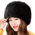 thumbnail image 5 of Mosey Thickened Fuzzy Bucket Hat Women Winter Fluffy Furry Plush Hat Faux Fox Fur Solid Color Warm Bucket Hat Fashion Accessories, 5 of 8