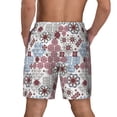 thumbnail image 2 of Lsque Mens Swim Trunks Abstract Floral Pattern - Bathing Suit Compression Liner - Beach Swim Shorts Swimwear - (S-3XL) - Stretch Quick Dry -X-Large, 2 of 9