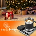 thumbnail image 2 of COSORI Coffee Mug Warmer & Mug Set for Desk, Cup Heater, Office & Christmas Gifts, 1&Acirc;&deg;F Precise Temperature Control, Touch Tech & LCD Digital Display (77-1, 2 of 8