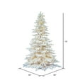thumbnail image 3 of Vickerman 14' Flocked White Spruce Artificial Christmas Tree, Pure White LED Lights, 3 of 3