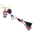 thumbnail image 4 of 1 Pc Japanese Style Key Chain Handmade Embroidered Flower Cat Bag Pendant, 4 of 9