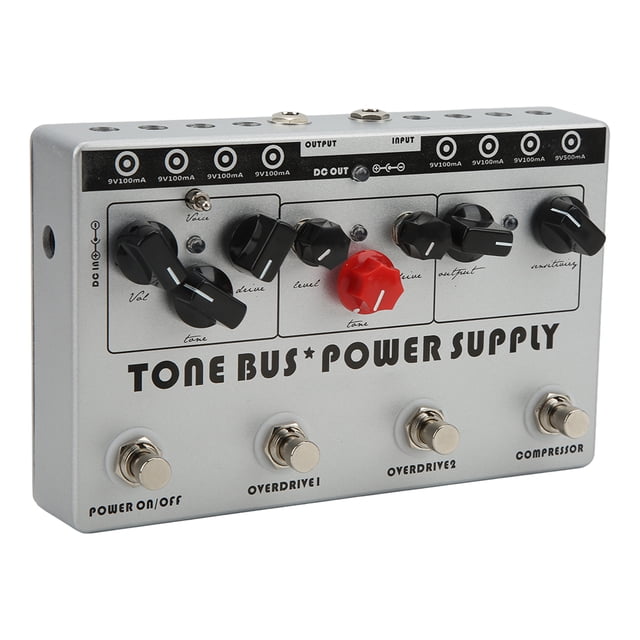 Multi Effect Processor, 8 Output Power Supply Effects Easy Adjustment Metal Shell High Accuracy For Electric Guitar