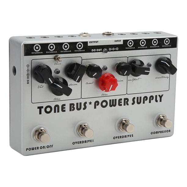 Procesador de efectos múltiples, Procesador de efectos múltiples Tono Guitarra Efectos múltiples Pedal de efectos de guitarra Diseño aerodinámico