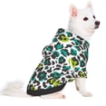 thumbnail image 2 of Sikiie Green Leopard Dog Hoodie,Dog Clothes,Dog Sweatshirt ,Dog Shirt, Dog Clothes for Puppy Kitten Small Dogs Cats-, 2 of 7