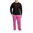 thumbnail image 5 of CafePress - Card Suits - Men's Long Sleeve Loose Fit Cotton Dark Pajama Set, 5 of 7