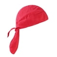 thumbnail image 2 of Naiovety Sombreros Gorros de quimio Pañuelo para la cabeza Bandana Quick Sun Pasamontañas atado por detrás Hip Pop Head Wrap Casco Capucha interior Ciclismo rojo Naiovety OD020489-10B, 2 of 6
