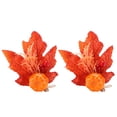 thumbnail image 5 of 2Pcs Innovative Napkin Holder Simulation Napkin Ring for Halloween Thanksgiving Home DecorationMaple Pumpkin, 5 of 5