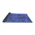 thumbnail image 2 of Ahgly Company Indoor Square Oriental Blue Industrial Area Rugs, 4' Square, 2 of 4