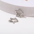 thumbnail image 5 of Small Star Hoop Earrings forWomen Heart Hoop Earrings Lightweight Earrings 18k Silver Plated Stainless Steel Star Earrings For Christmas Jewelry Gift, 5 of 8