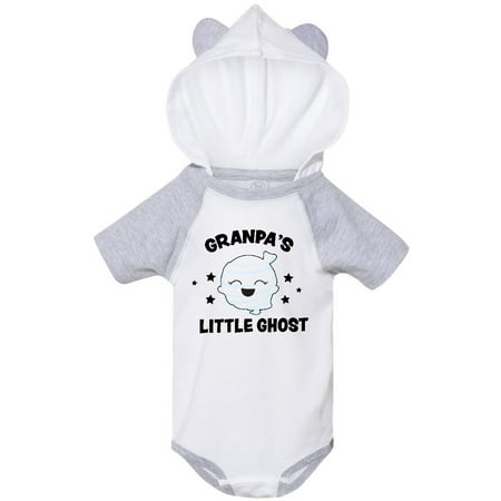

Inktastic Cute Granpa s Little Ghost with Stars Gift Baby Girl Bodysuit