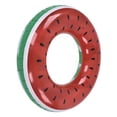 thumbnail image 1 of Flotadores de piscina de frutas, anillo de natación de sandía, juguetes inflables de playa de sandía de PVC, tubos inflables, juguetes acuáticos divertidos, diseño aerodinámico, 1 of 12