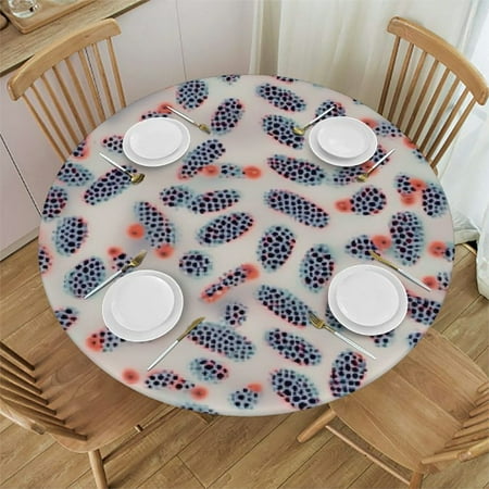 Black White Round Tablecloth with Elastic Edged Speeding Fast Round Fitted Table Cover with Elastic Edges Formula Race Car