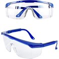 thumbnail image 1 of &nbsp;Gafas de seguridad, 2 PCS Gafas antivaho Marcos azules Gafas de protección UV para niños Adultos con PC y lentes más gruesas para actividades al aire libre TUNC Sencillez, 1 of 5