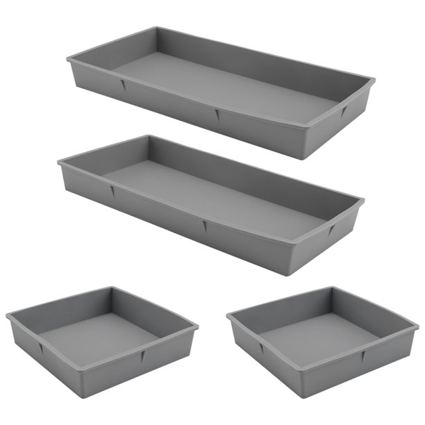 Separadores de Bandejas para Cocinar y Preparar Comidas FáCilmente: Bandejas de Silicona Antiadherentes Aptas para Horno, Microondas, Lavavajillas y FrigoríFico