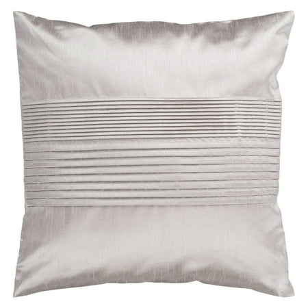 Surya Tracks Decorative Pillow - Silver