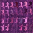 thumbnail image 1 of Ahgly Company Indoor Square Abstract Pink Modern Area Rugs, 7' Square, 1 of 4